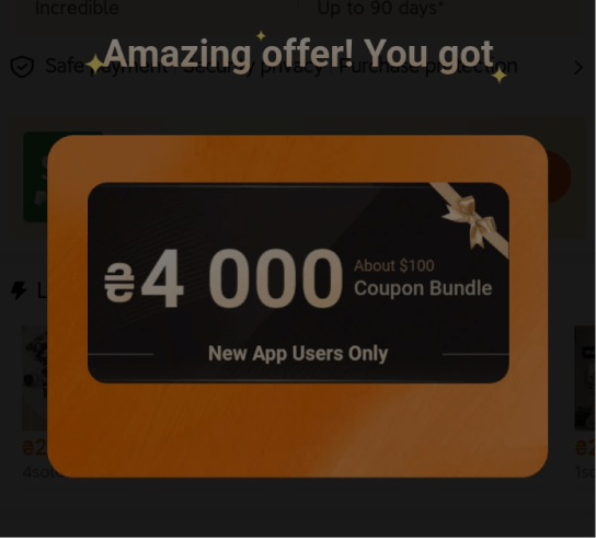 Купон на 4000 грн TEMU