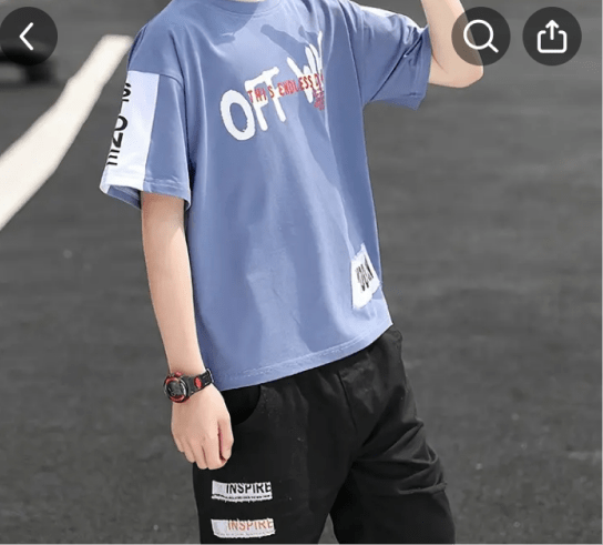 Дитячі футболка та шорти на TEMU Україна